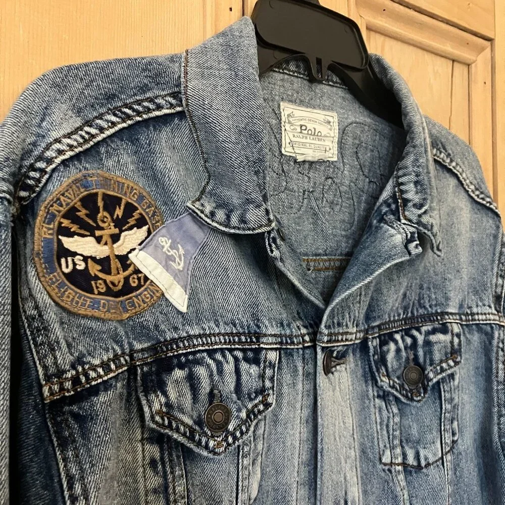 Polo by Ralph Lauren Women's Embroidered Denim Jacket - Picture 7 of 12